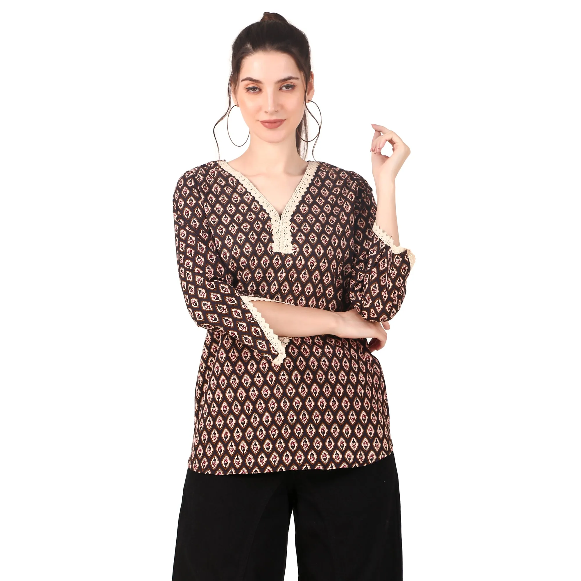 Magnetism Short Kurti for Women