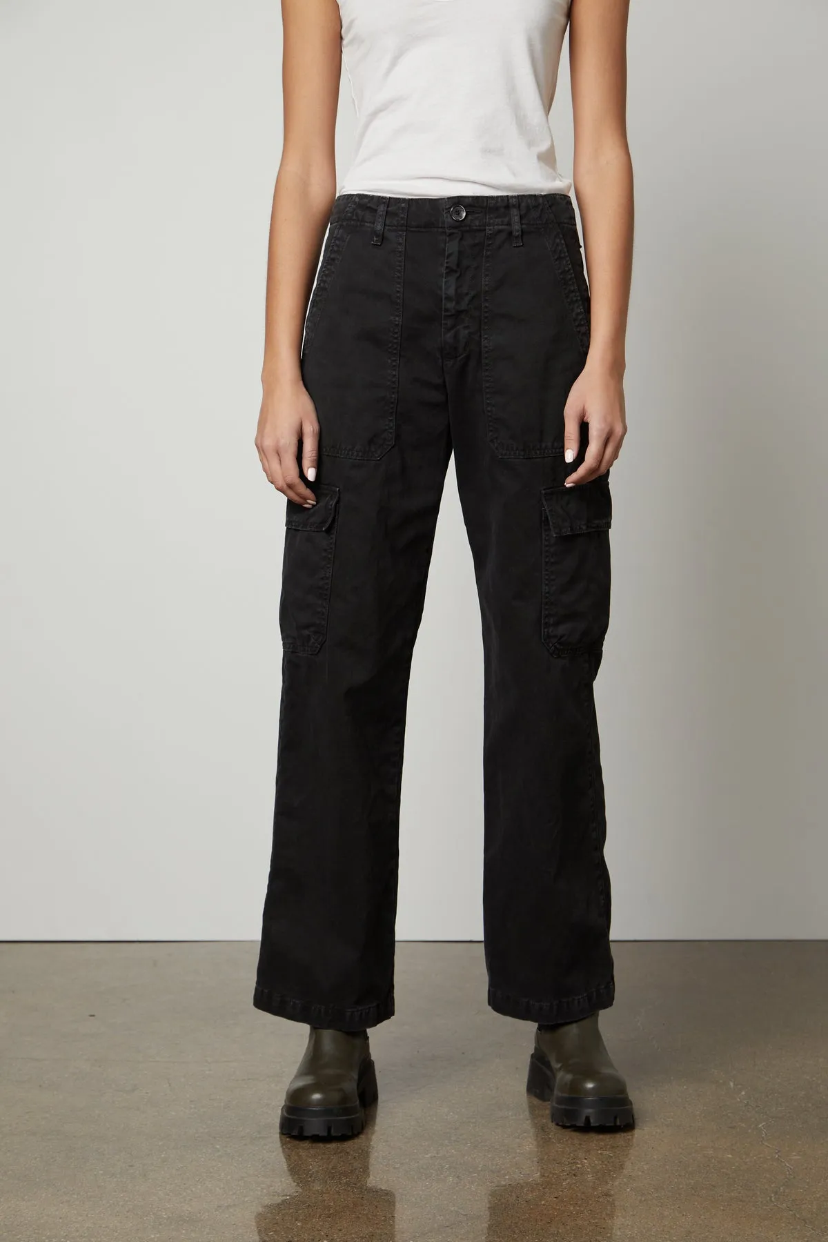 MAKAYLA SANDED TWILL CARGO PANT