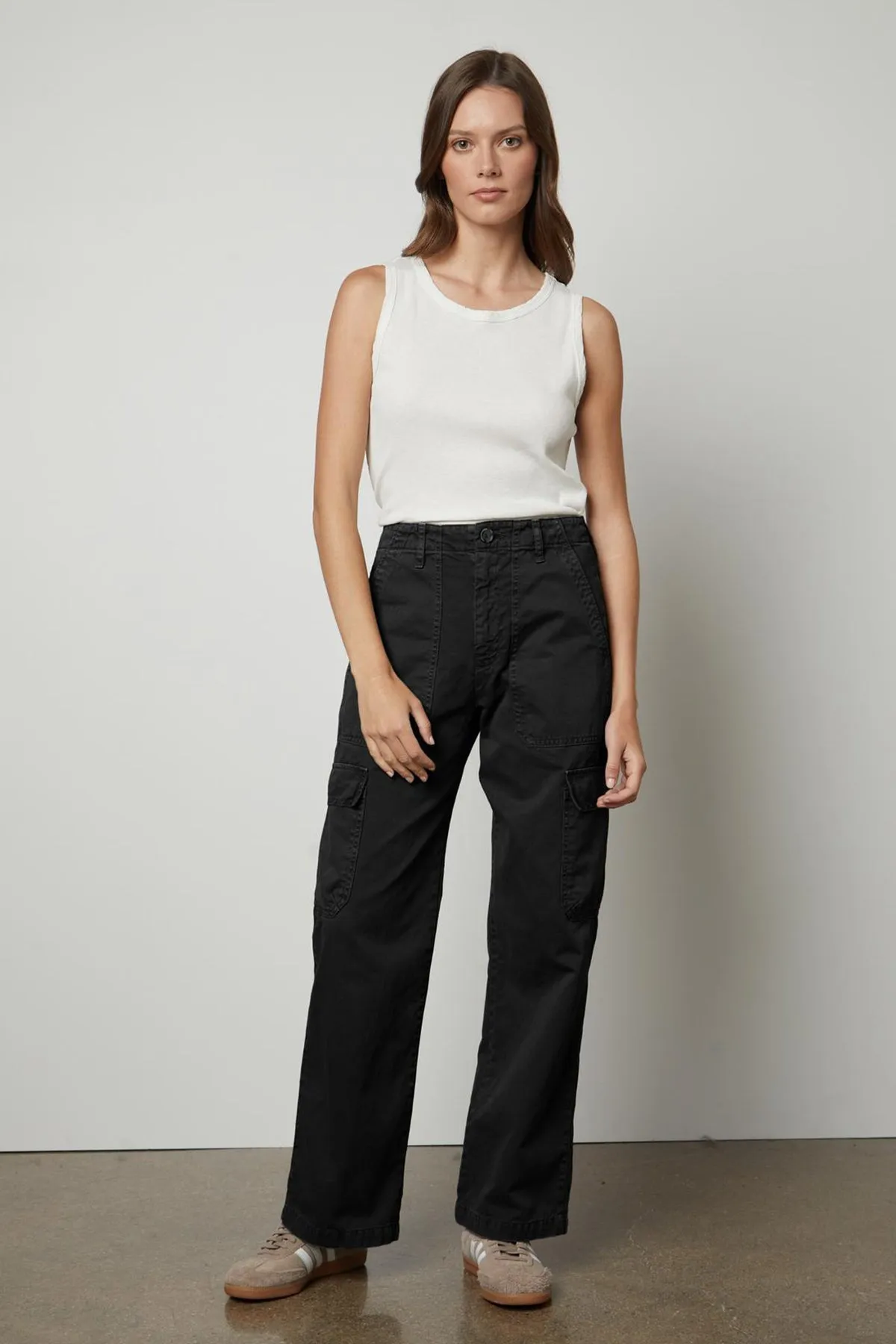 MAKAYLA SANDED TWILL CARGO PANT