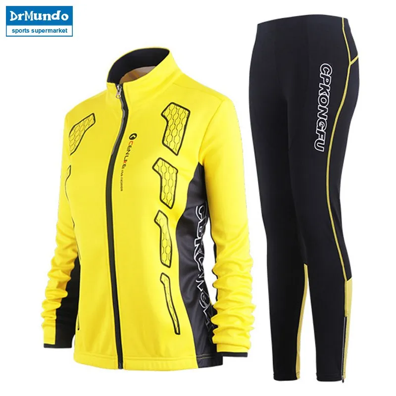 Men outdoor Running jacket suits cycling Suits Long Sleeve Jacket