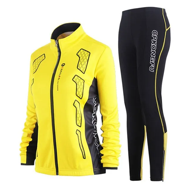 Men outdoor Running jacket suits cycling Suits Long Sleeve Jacket