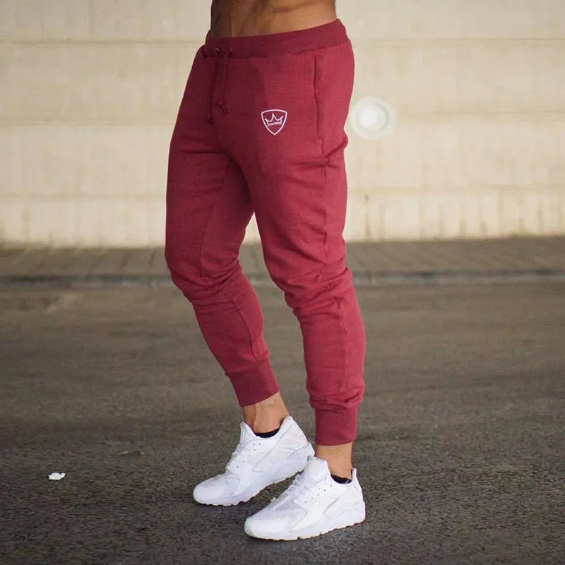 Men Pants Cotton Track Pants Joggers Sweatpants Casual Sweat Pants