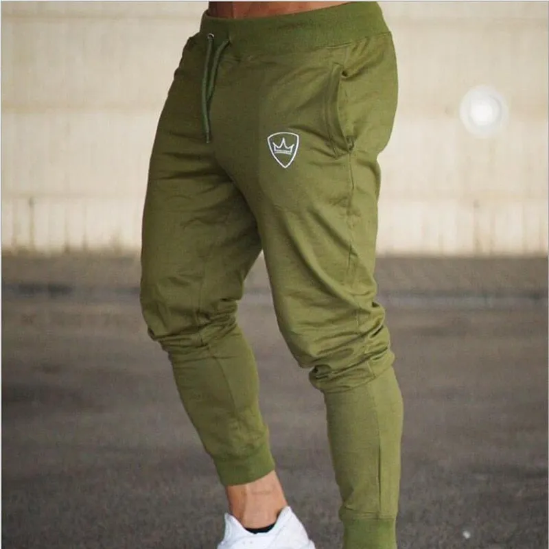 Men Pants Cotton Track Pants Joggers Sweatpants Casual Sweat Pants