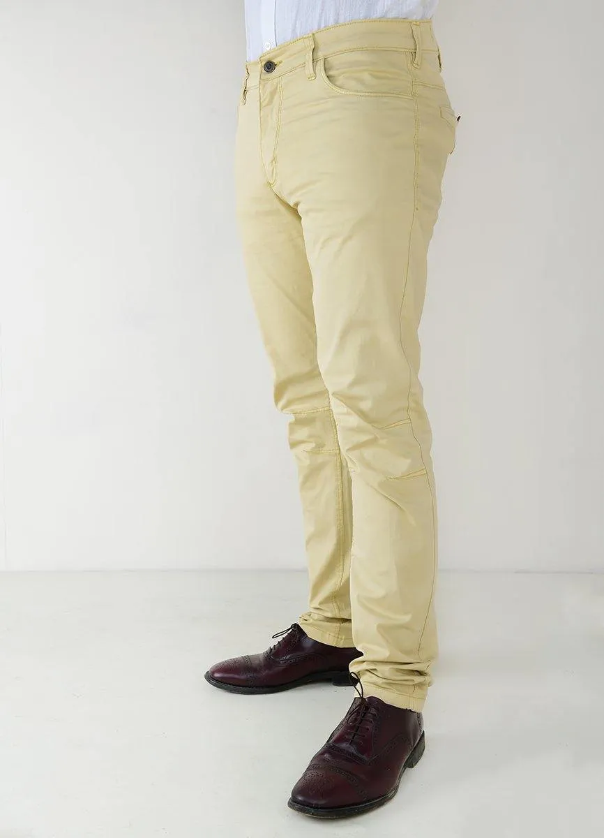 Men's Casual Slim Fit Cotton Trousers