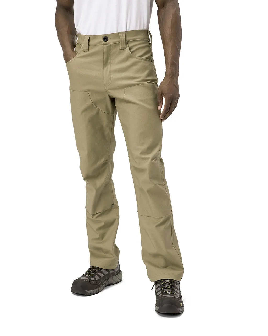 Men's Double Front Stretch Canvas Pant - Straight Fit