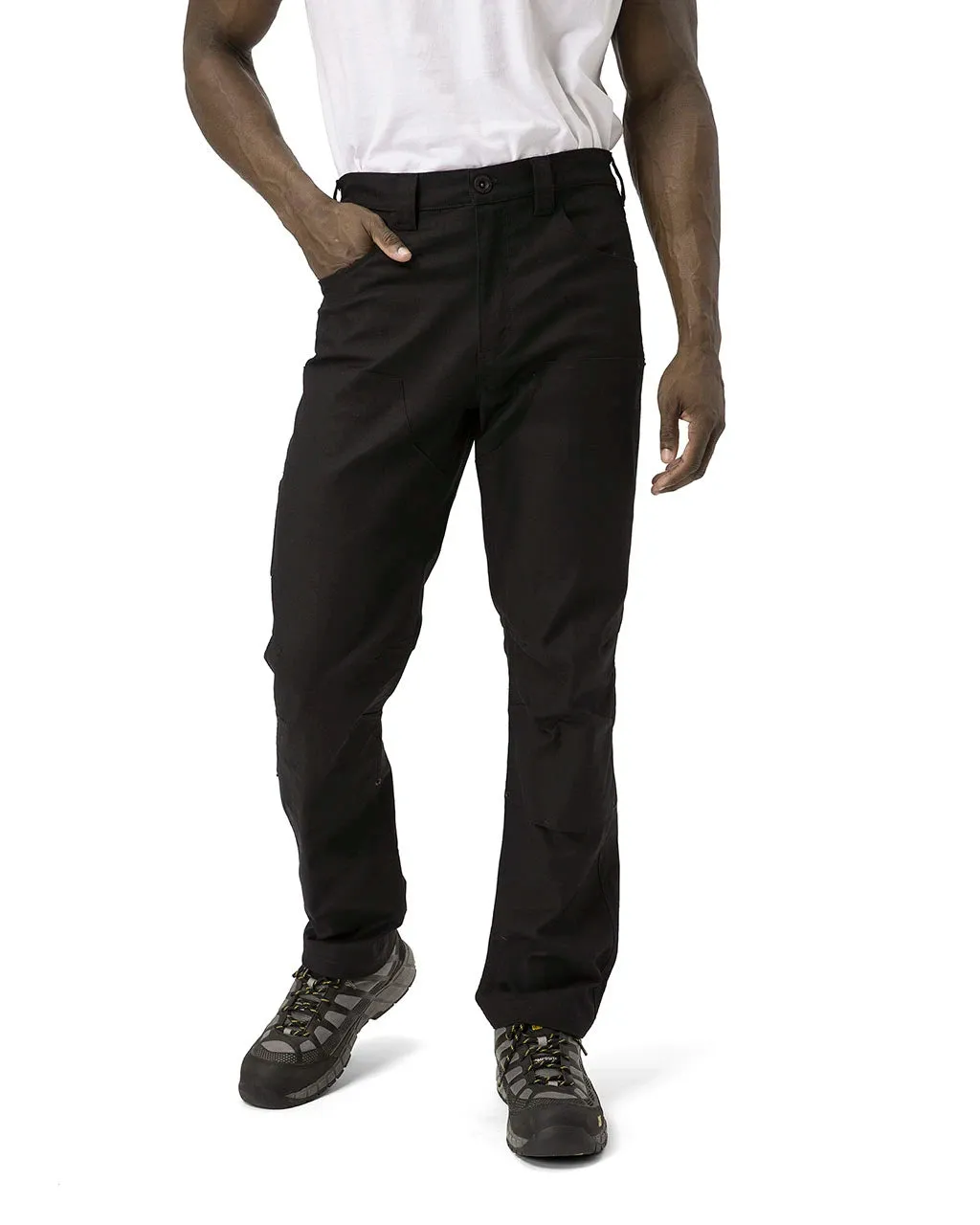 Men's Double Front Stretch Canvas Pant - Straight Fit