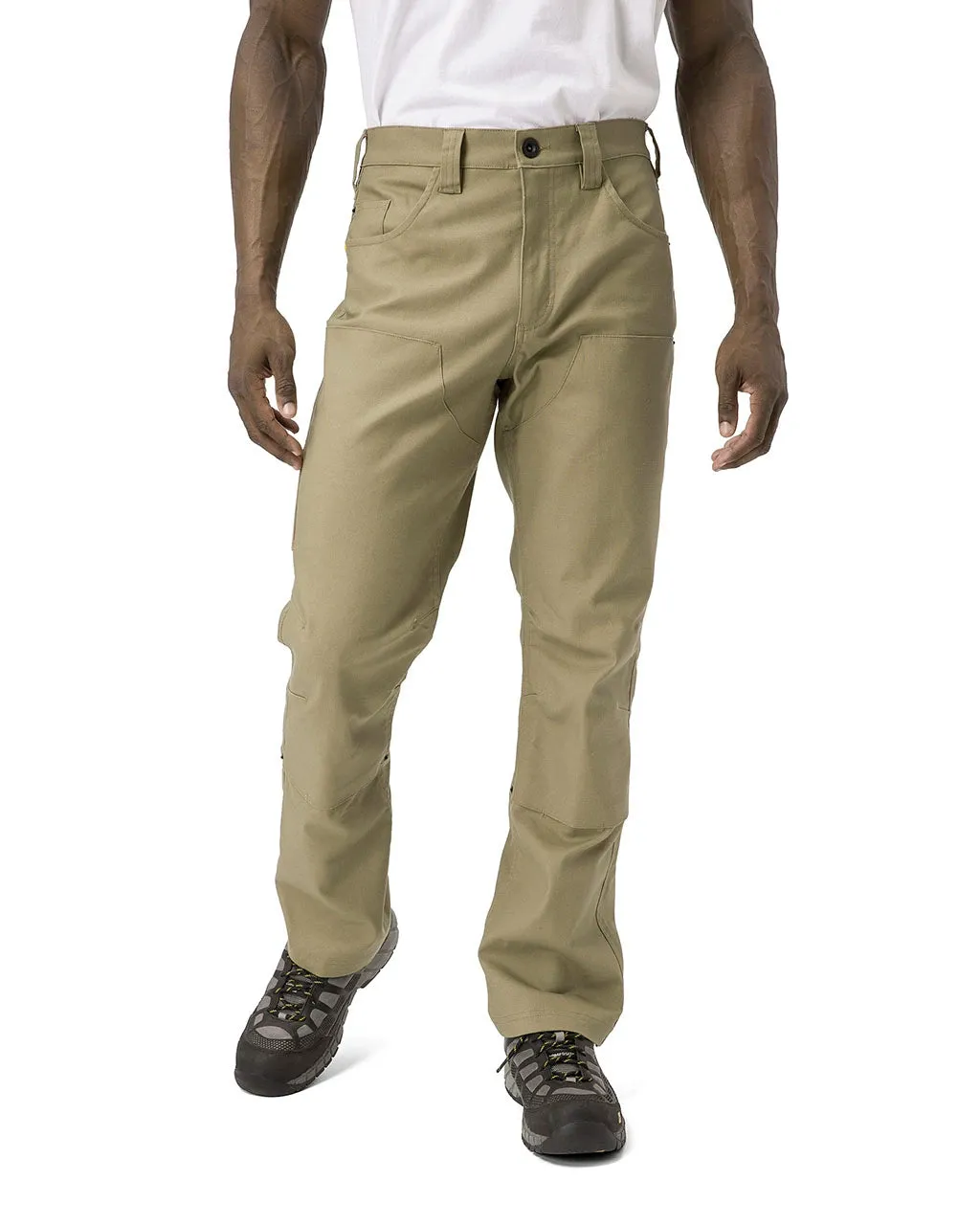 Men's Double Front Stretch Canvas Pant - Straight Fit