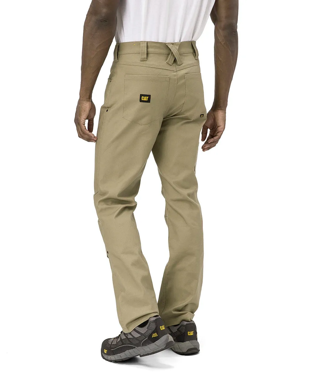 Men's Double Front Stretch Canvas Pant - Straight Fit