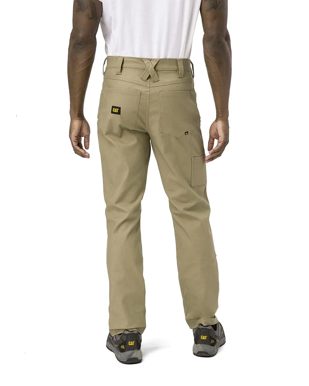 Men's Double Front Stretch Canvas Pant - Straight Fit