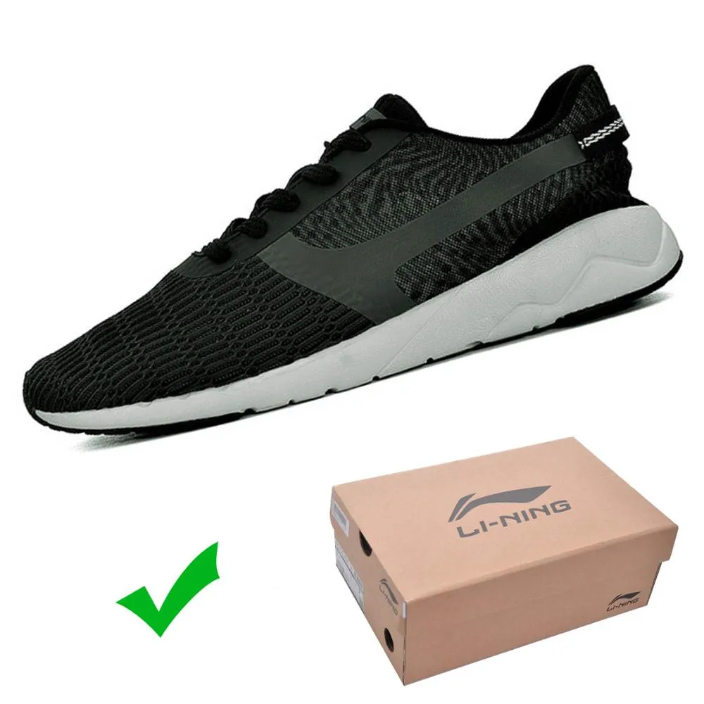 Men's Heather Walking Shoes LiNing Sports Life Breathable Sneakers