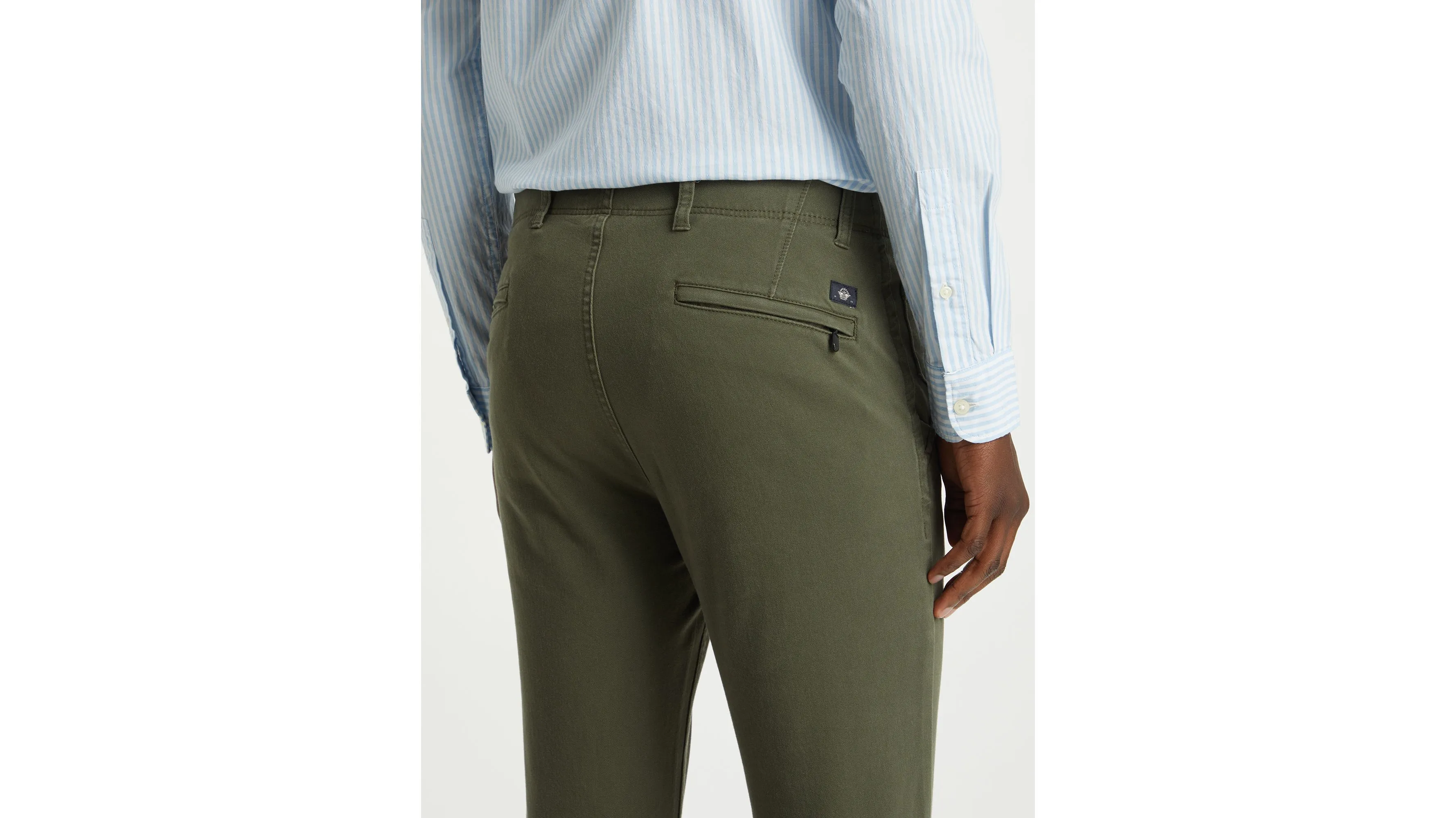 Men's Skinny Fit Smart 360 Flex Alpha Khaki Pants