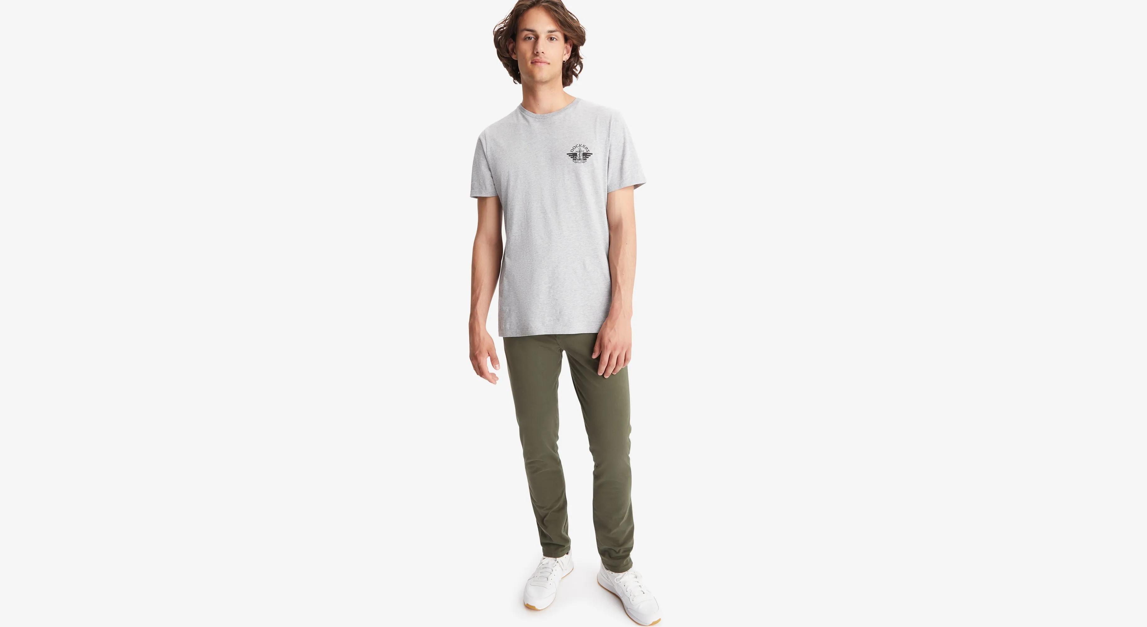 Men's Skinny Fit Supreme Flex Alpha Khaki Pants