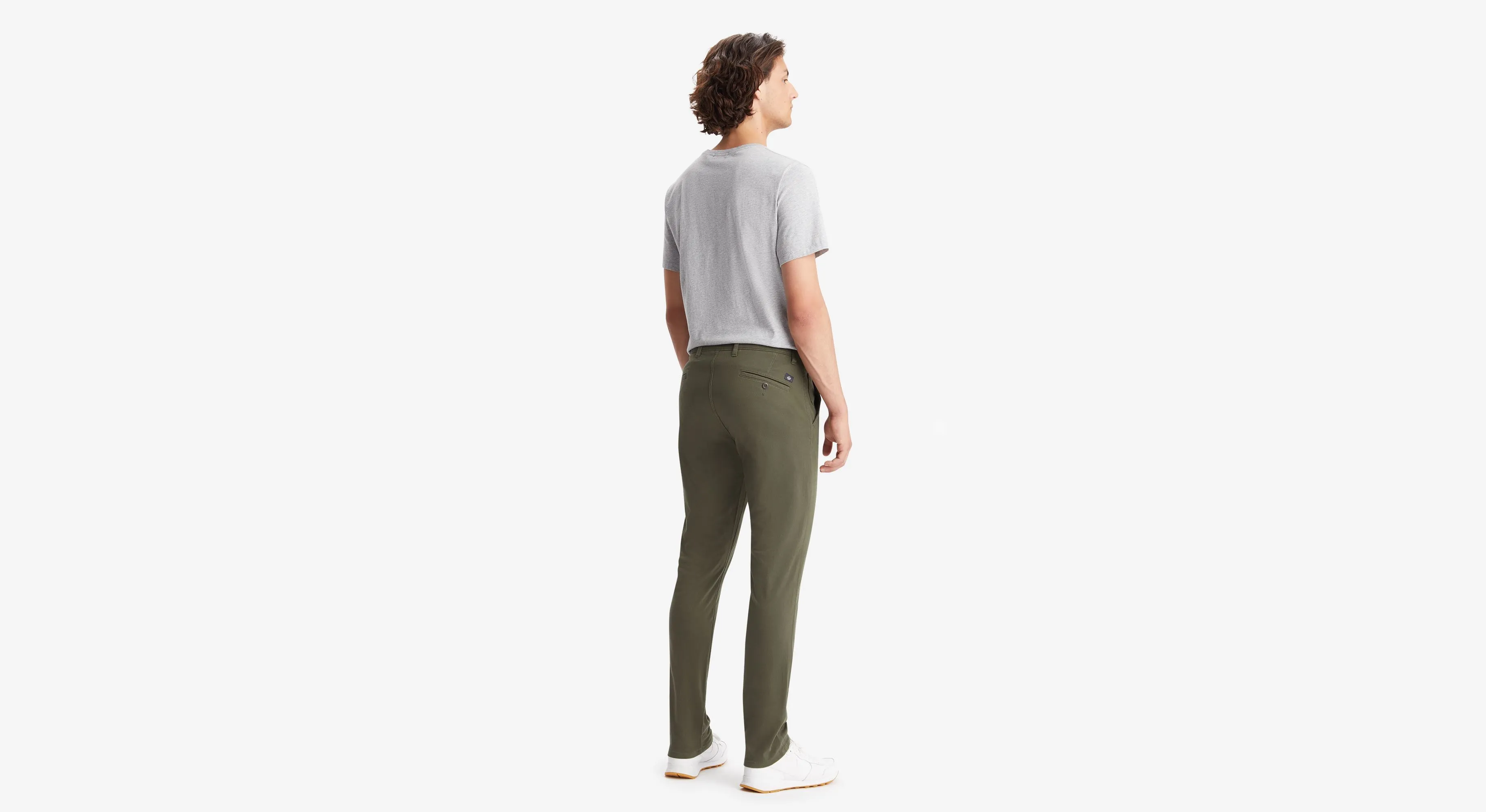 Men's Skinny Fit Supreme Flex Alpha Khaki Pants