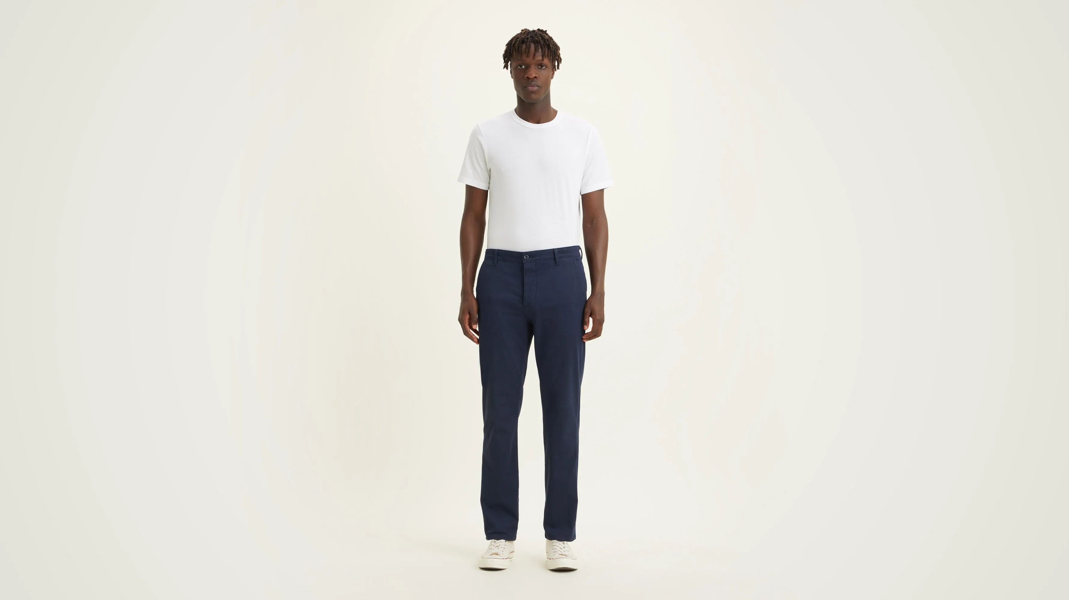 Men's Slim Fit Supreme Flex Alpha Khaki Pants