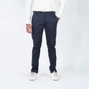 Navy Blue Color Cotton Trouser Pants for Men