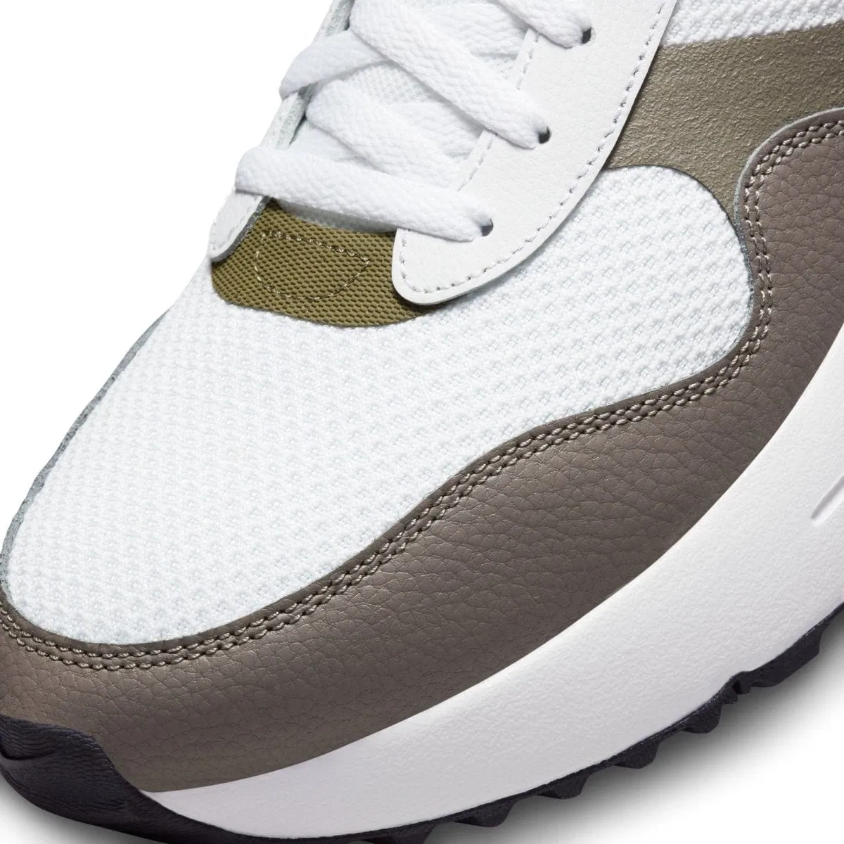 NIKE MEN'S AIR MAX SYSTM OLIVE/WHITE SHOES