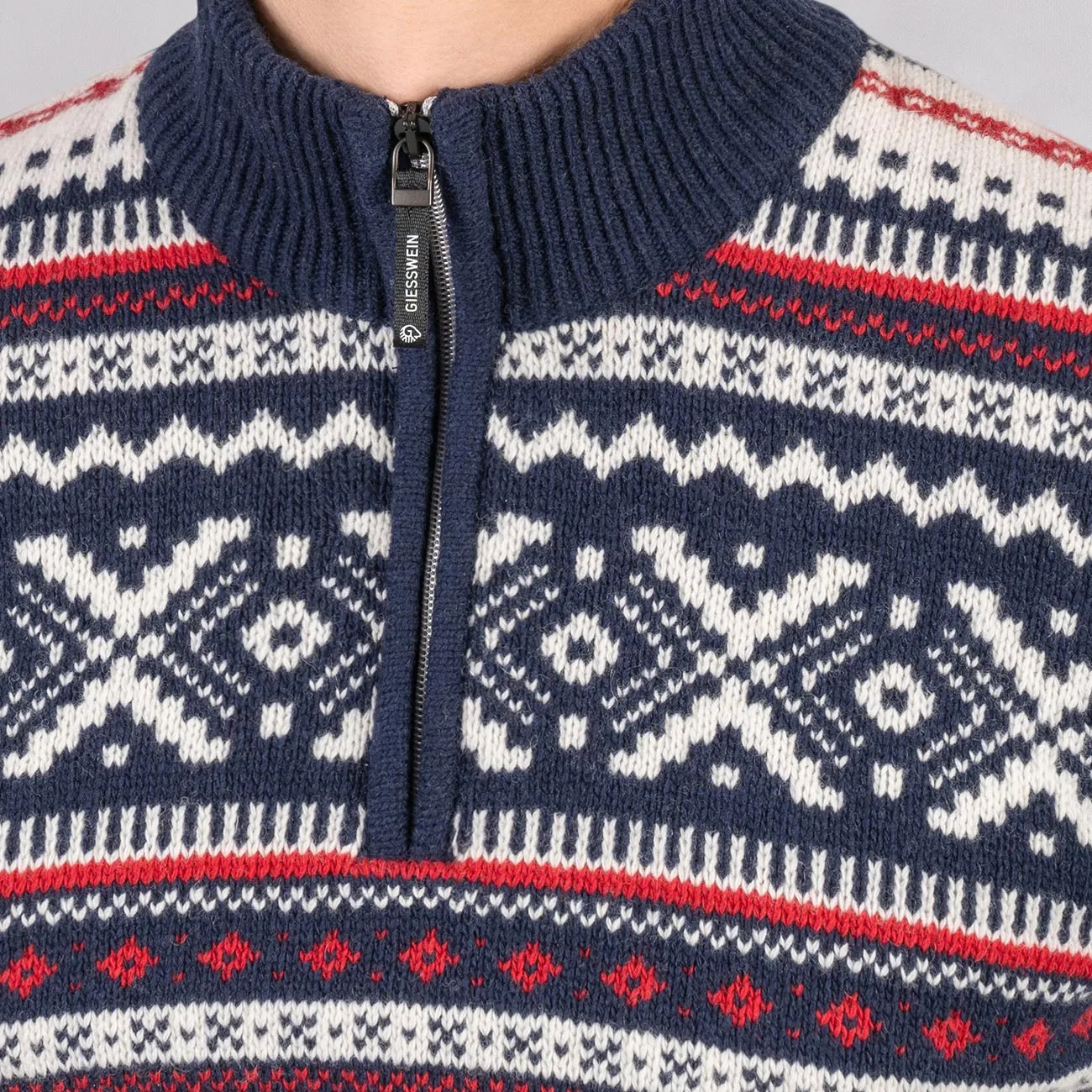 Nordic Sweater Zip Men