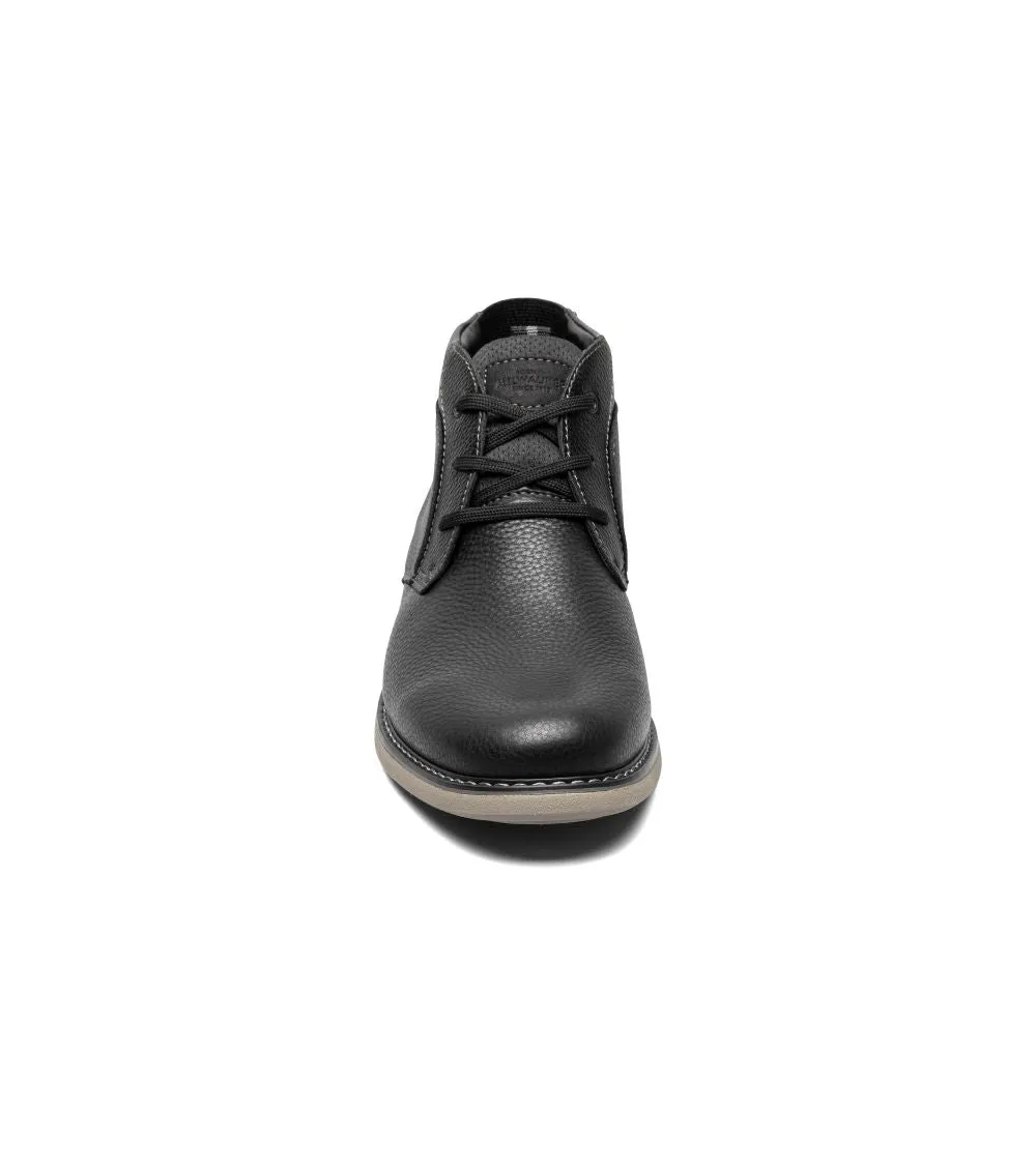 'Nunn Bush' Men's Otto Plain Toe Chukka - Black Tumbled