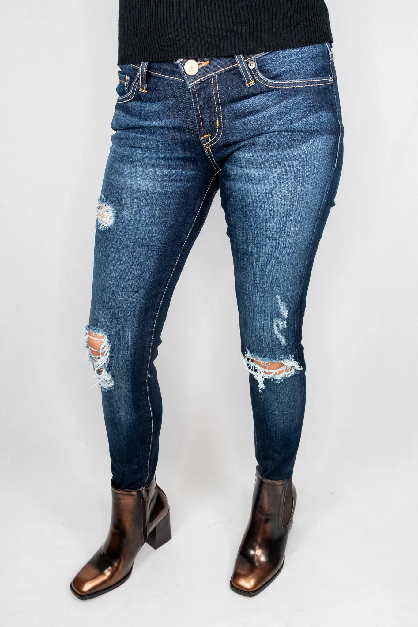 OCJ GC Ripped Skinny Jean