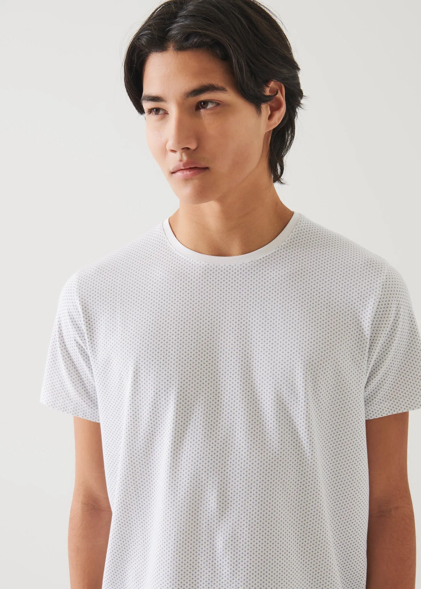 PIMA COTTON STRETCH PRINTED T-SHIRT