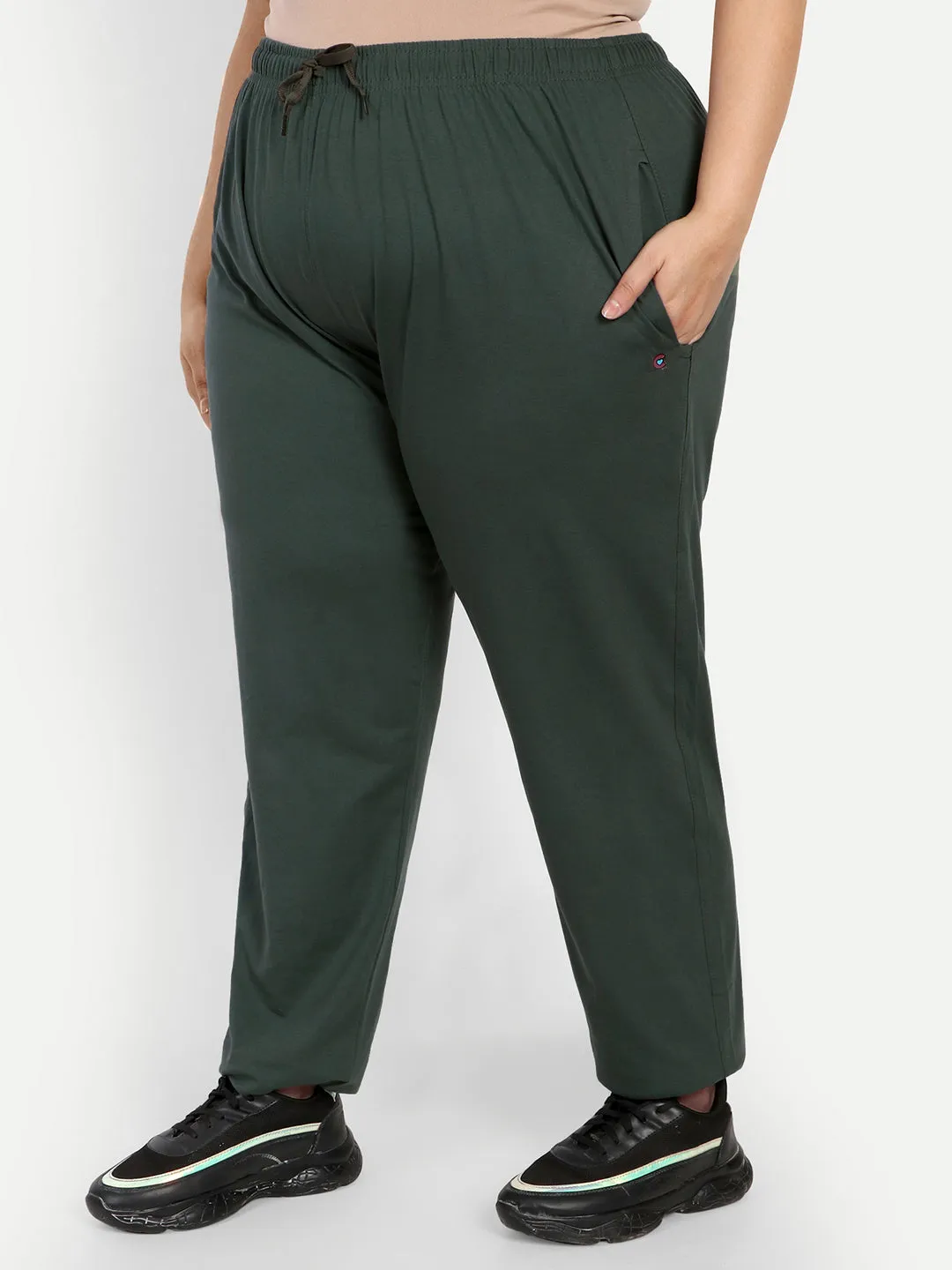 Plus Size Winter Fleece Track Pants For Women