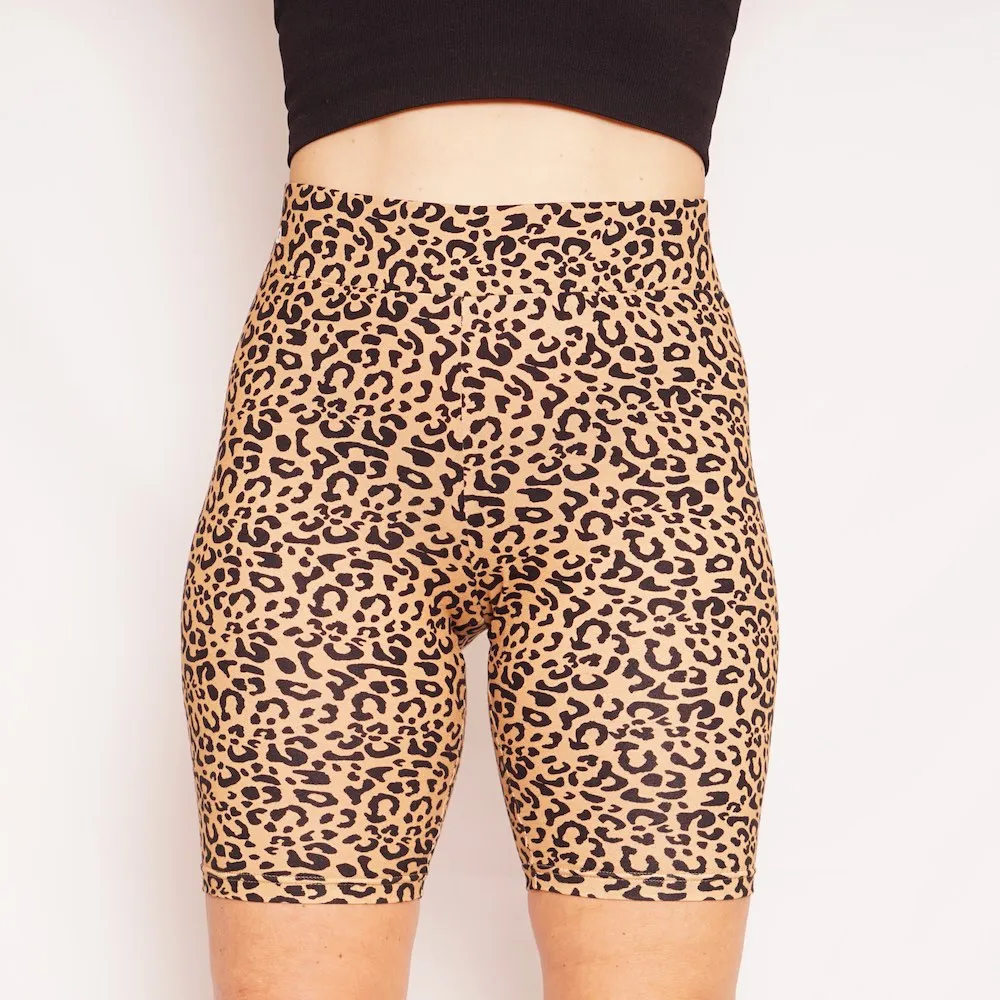 PREORDER I ADULT Leopard Print Speedy Biker I Jungle