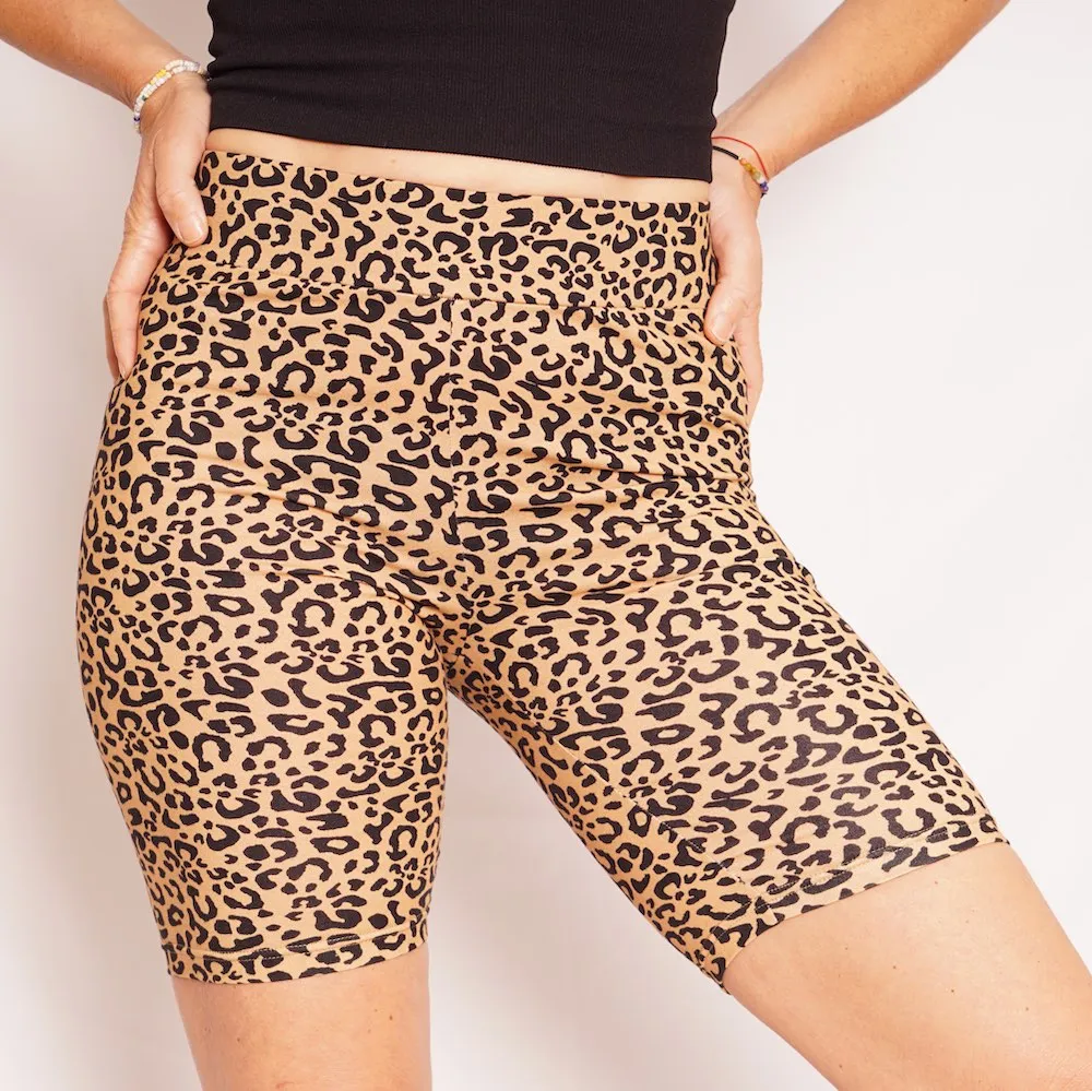 PREORDER I ADULT Leopard Print Speedy Biker I Jungle