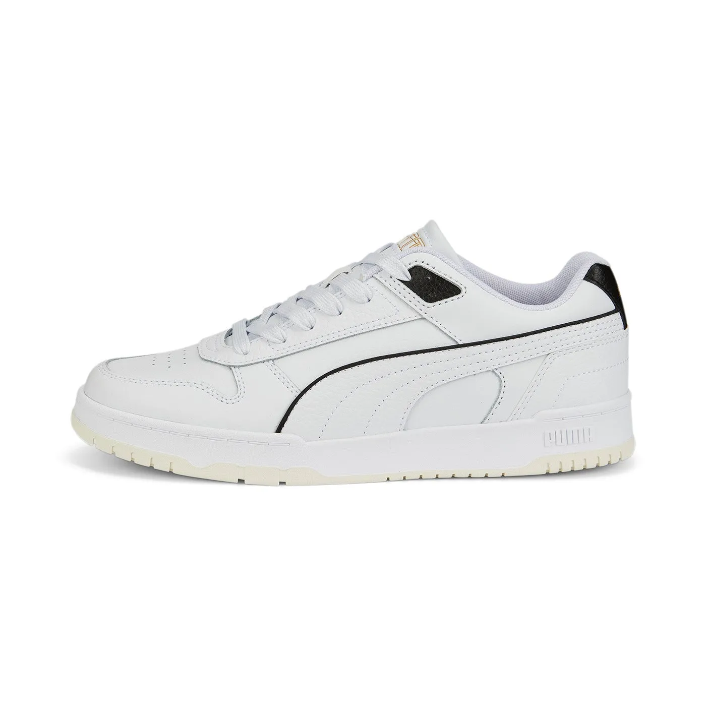 Puma men's sneakers RBD Game Low 386373 01 white black gold