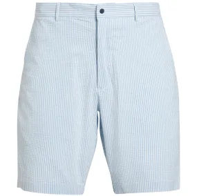 RLX Classic Fit Cotton Knit Vista Stripe Shorts Blue/White - SS24