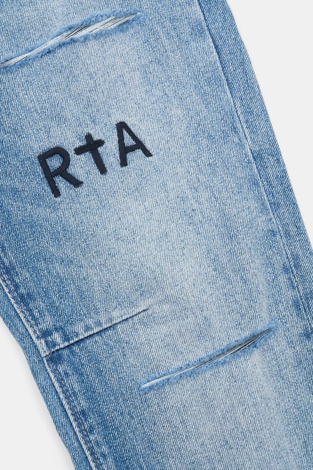 RTA Distressed Vintage Light Blue Bryant Jeans