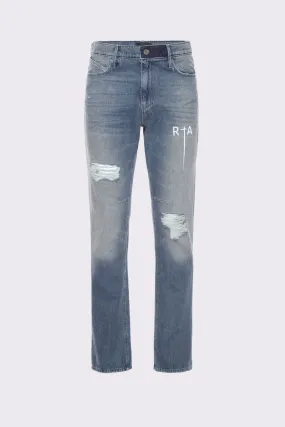 RTA Medium Blue Distressed Bryant Jeans