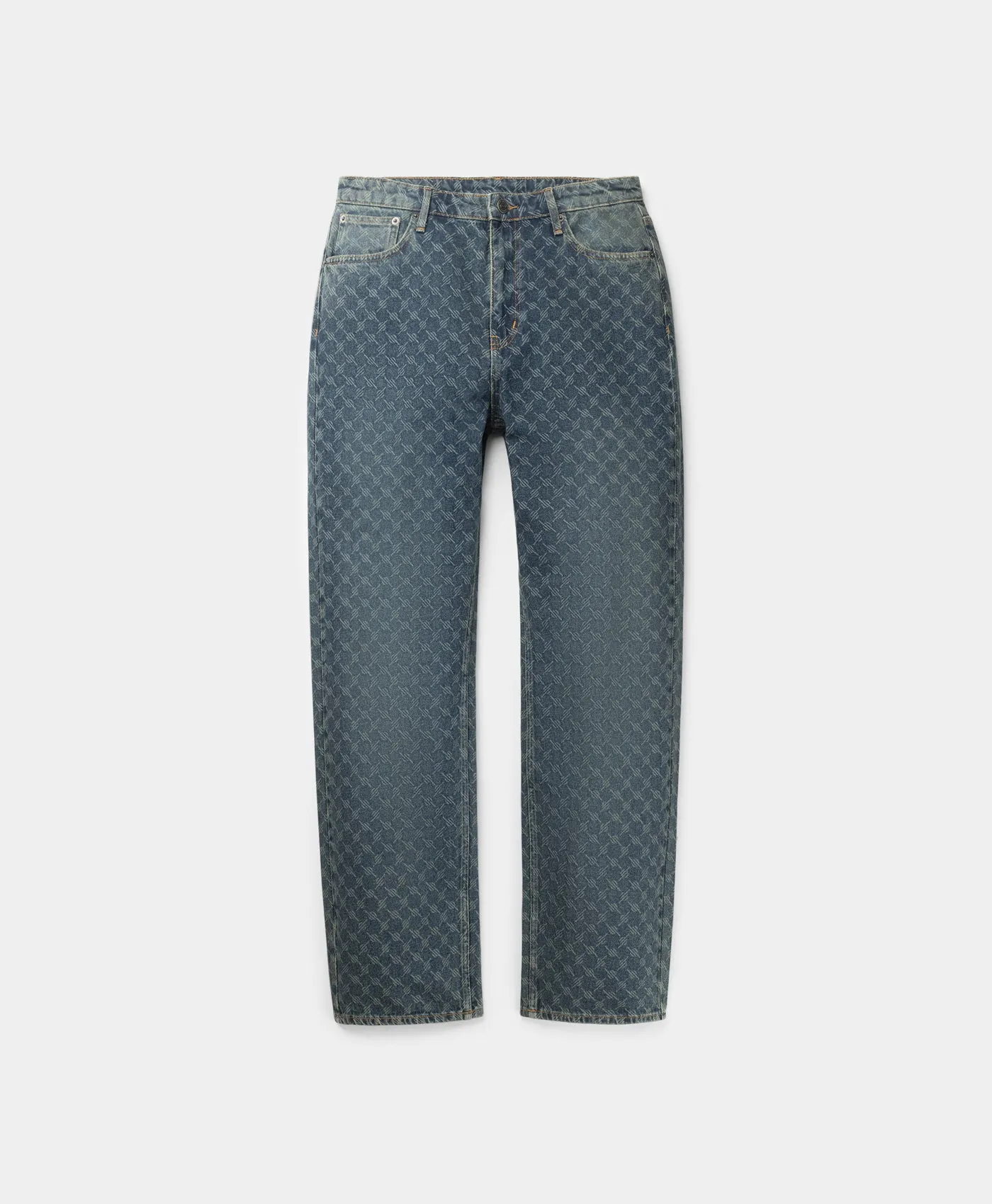 Sand Blue Amba Monogram Relaxed Fit Jeans for Ultimate Comfort and Style