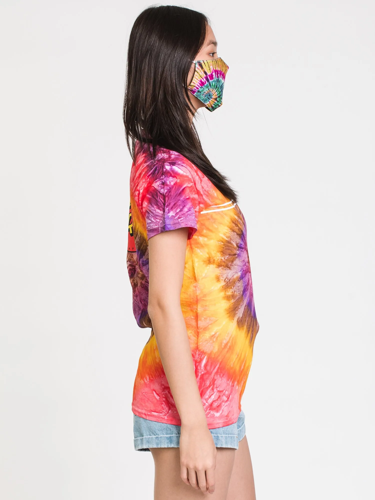 SANTA CRUZ CLASSIC DOT TIE DYE T-SHIRT  - CLEARANCE