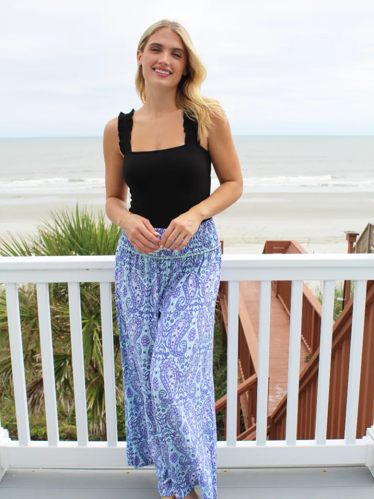 Simply Southern Paisley Palazzo Pants - Stylish Comfort for Any Occasion!