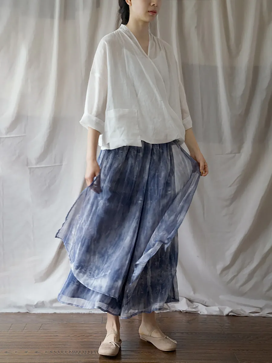 Tencel Women Casual Summer Loose Pants