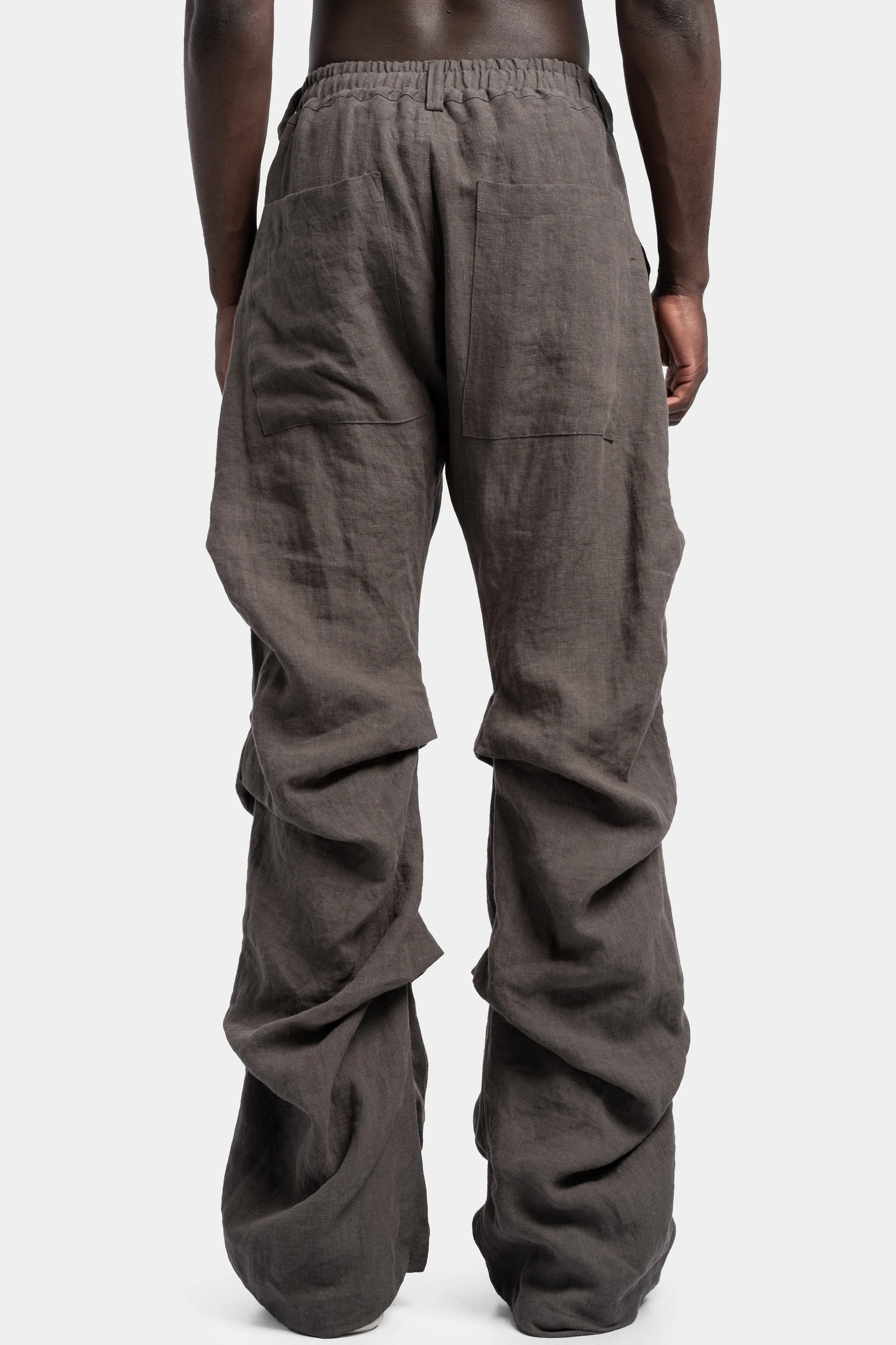 Tuck baggy pants, Grey