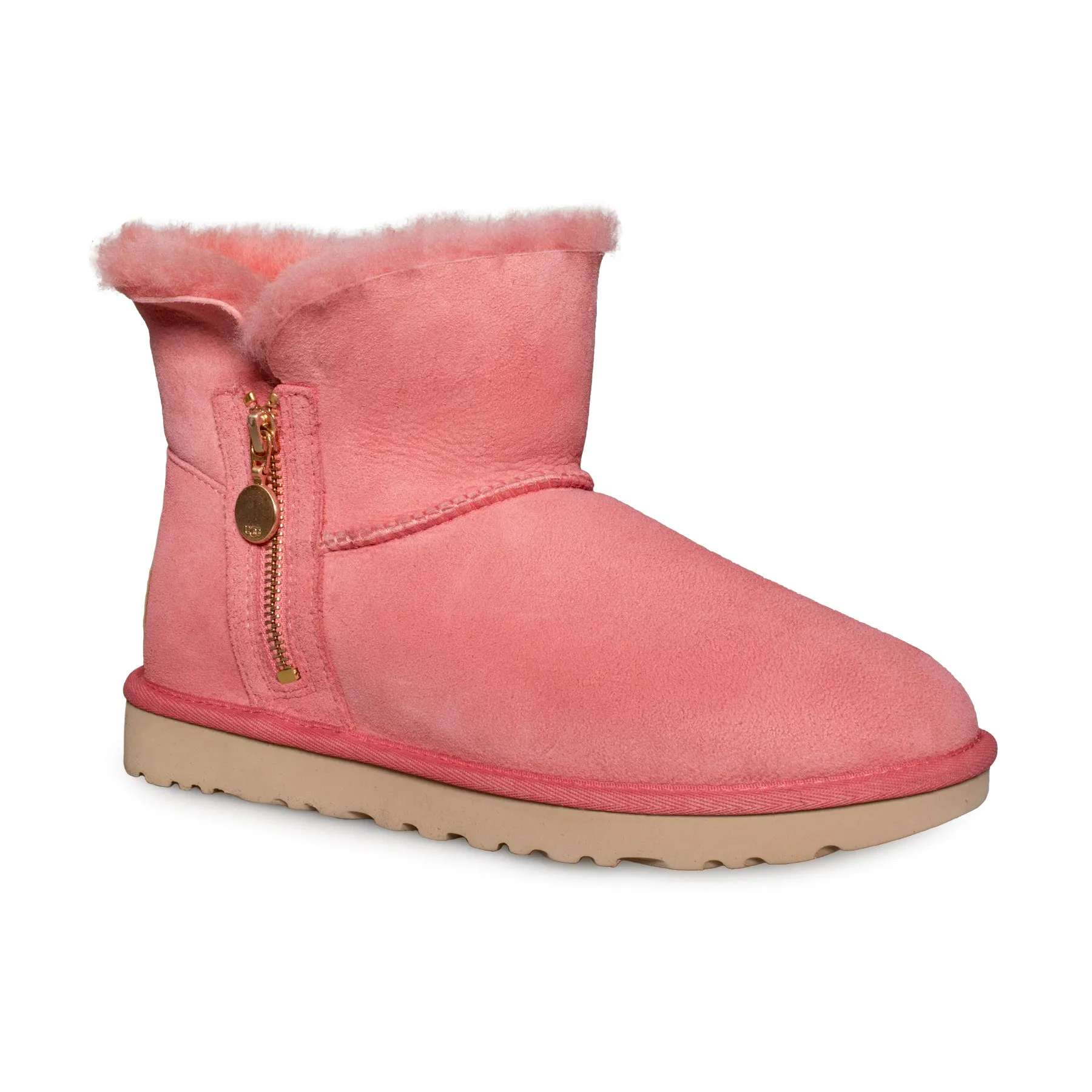 UGG Bailey Zip Mini Pink Blossom Boots - Women's