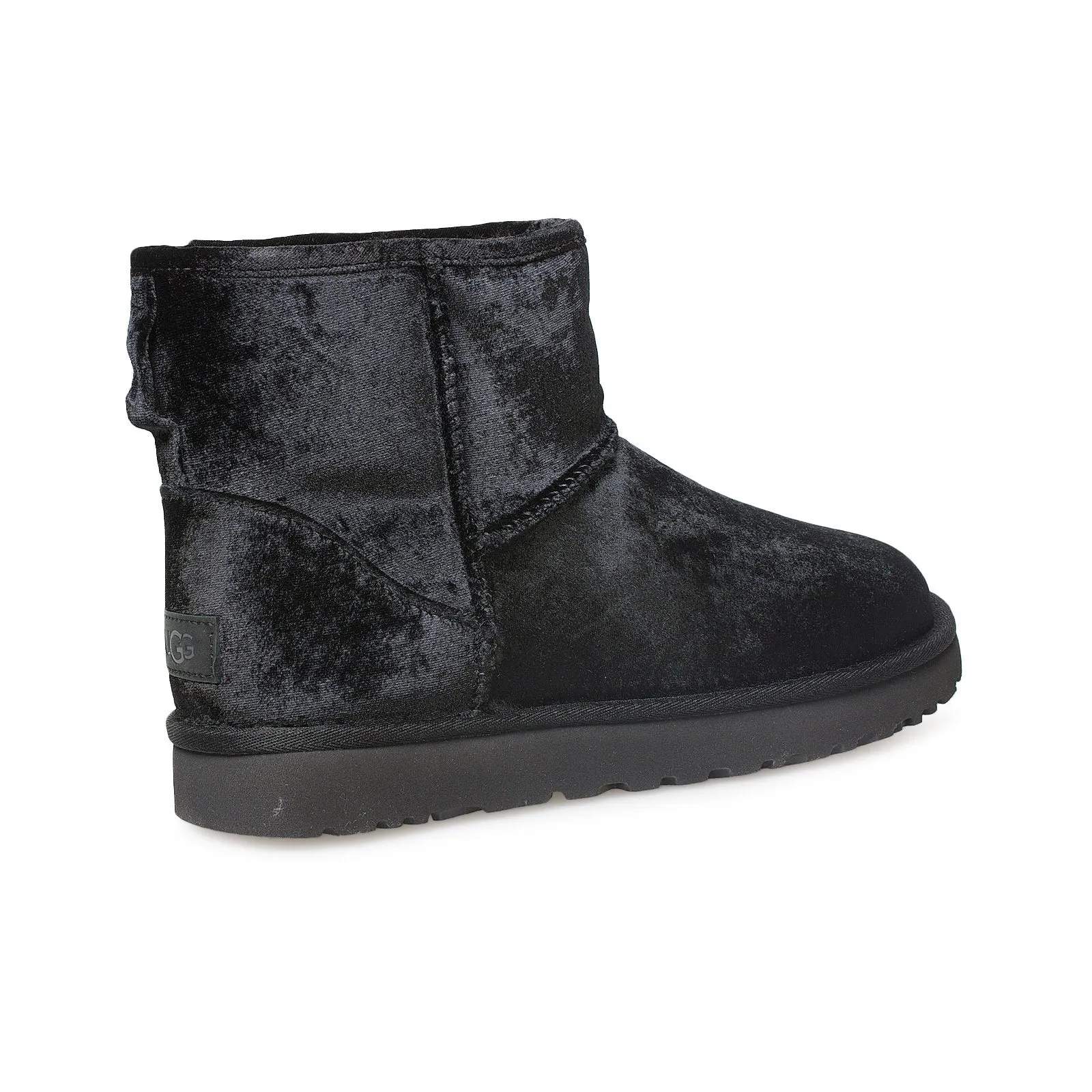 UGG Classic Mini Black Velvet Boots - Women's