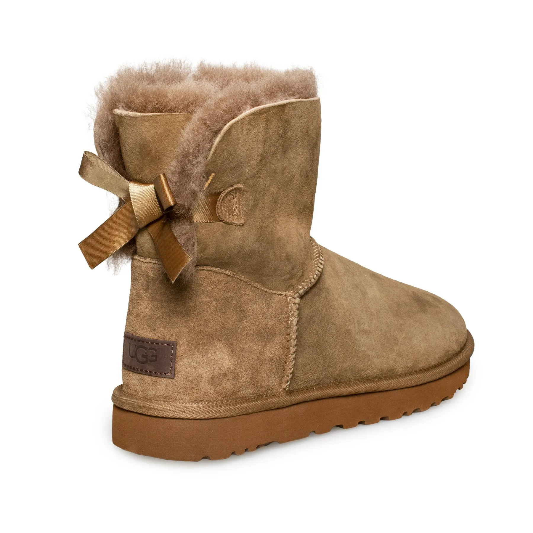 UGG Mini Bailey Bow II Hickory Boots - Women's