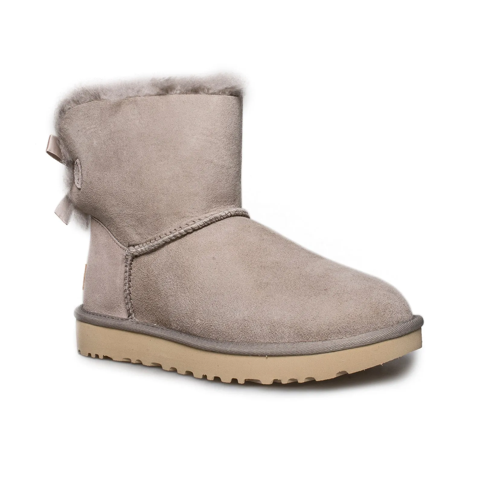 UGG Mini Bailey Brooch Oyster Boots - Women's