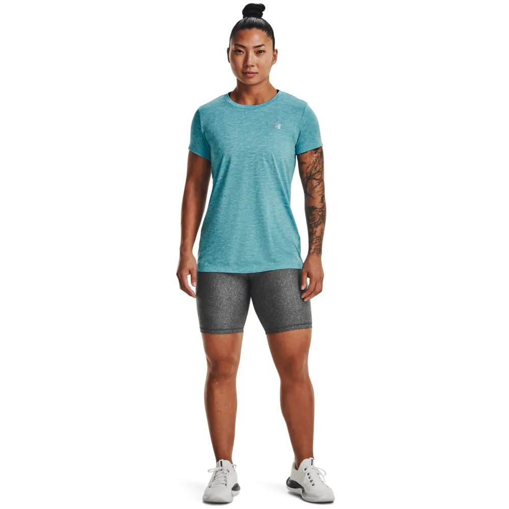 'Under Armour' Women's Tech Twist T-Shirt - Glacier Blue