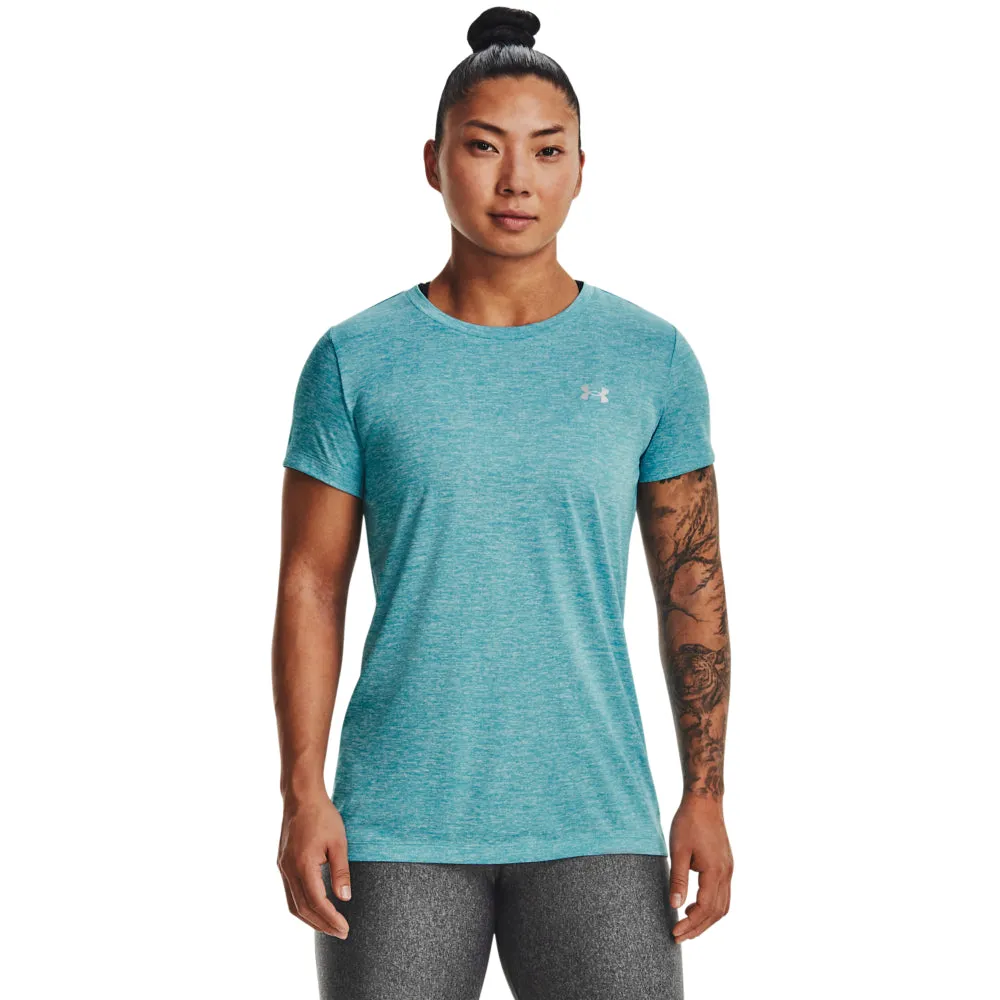 'Under Armour' Women's Tech Twist T-Shirt - Glacier Blue