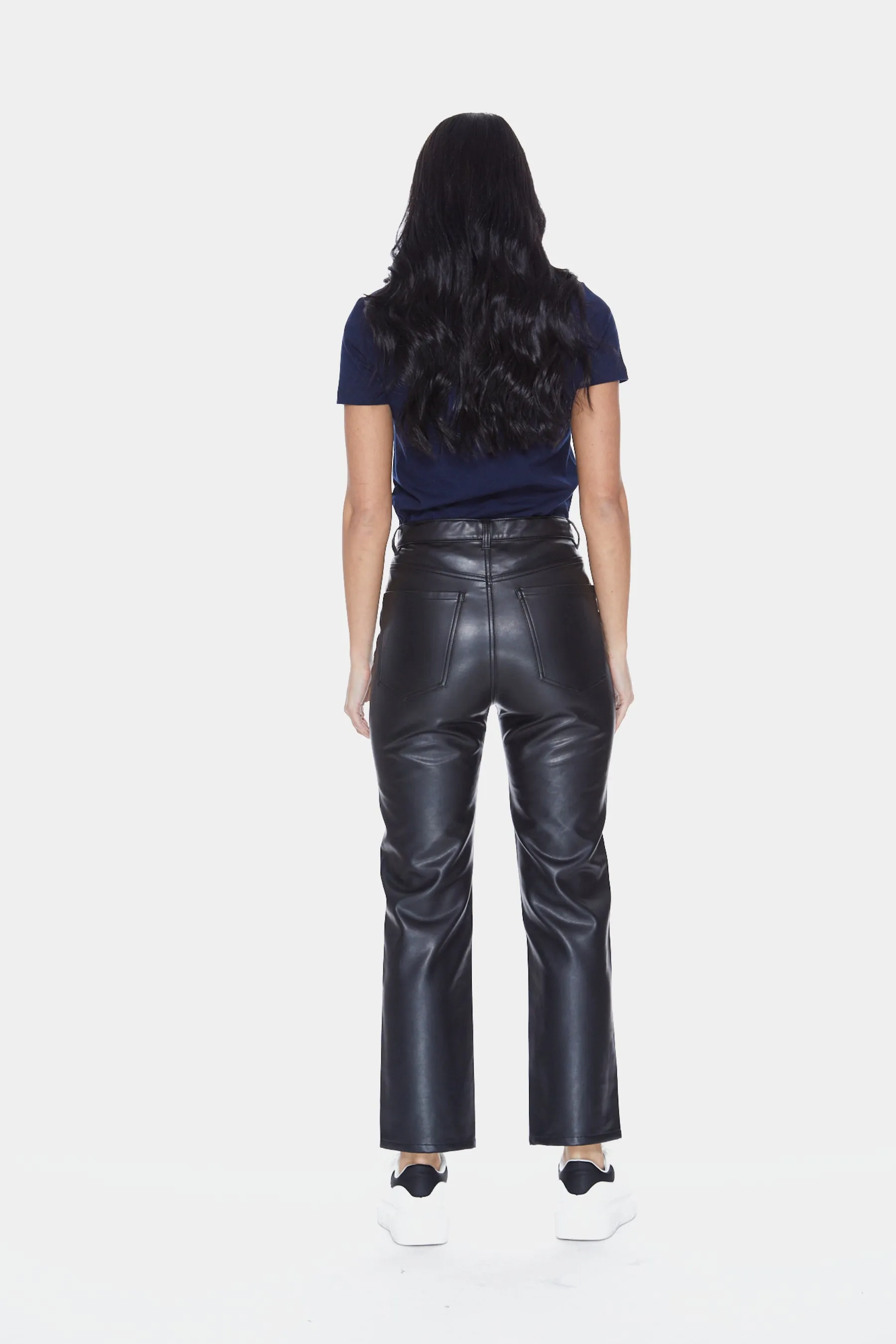 Unreal Leather Straight Leg Pants