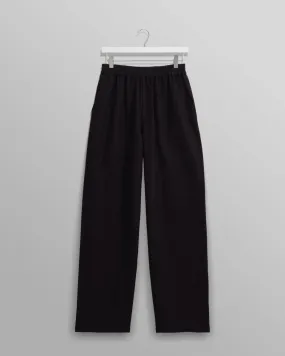 Sure! Heres an optimized title for the product:

Wax L. Mens Black Linen-Cotton Blend Trousers - Stylish and Comfortable Casual Pants