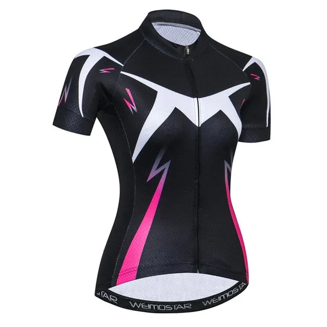 Weimostar 2018 Bike Team Cycling Jersey Women Summer Short Sleeve Bicycle Clothing Ropa Ciclismo Quick Dry MTB BiKE Jersey Shirt