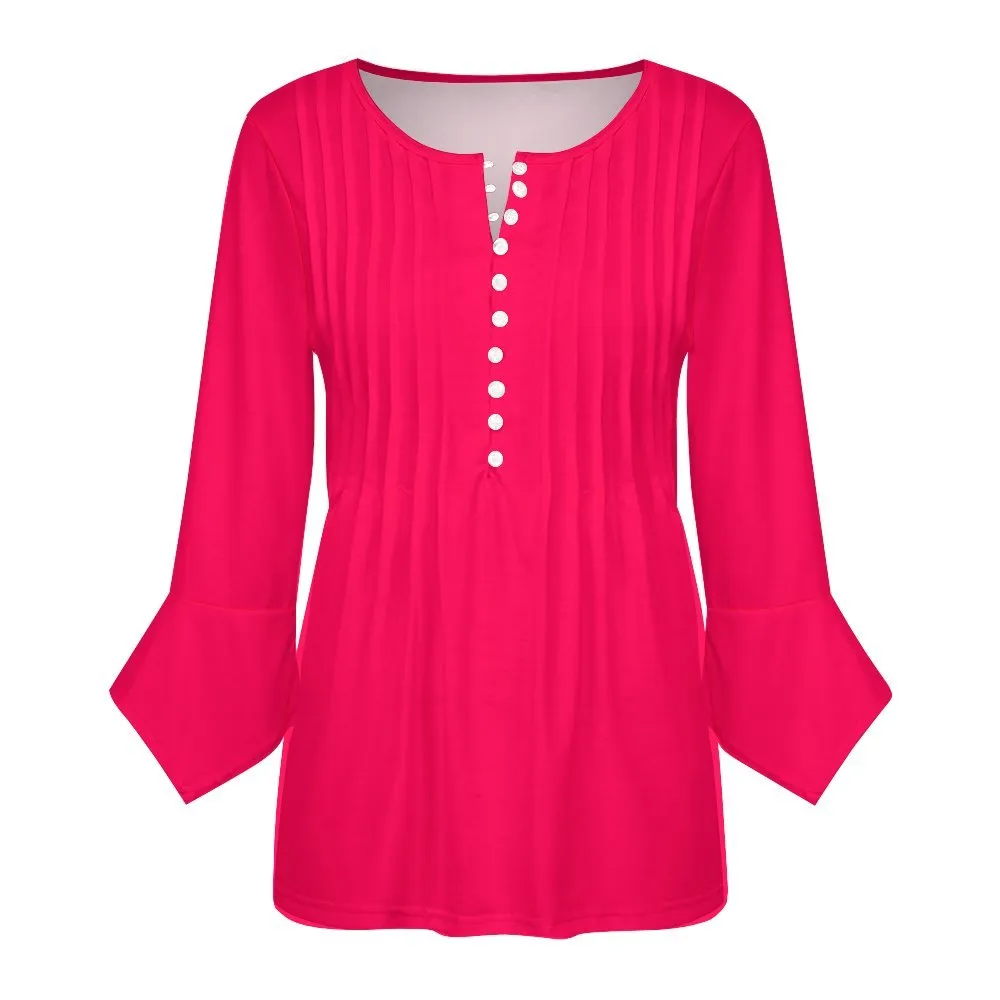 Women's Ruffled Petal Sleeve Top Women's ruffled petal sleeve top